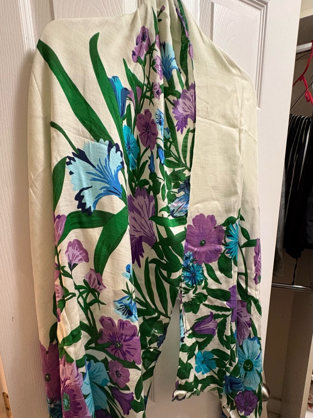 Talbots floral wrap/scarf- NWT
